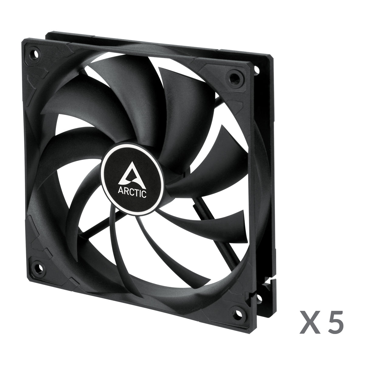 ARCTIC F12 Computerkabinet Ventilator 12 cm Sort 5 stk