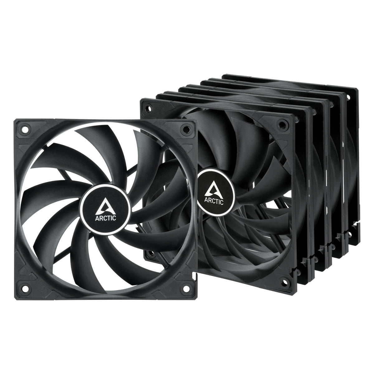 ARCTIC F12 Computerkabinet Ventilator 12 cm Sort 5 stk
