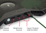 SureFire Bora køling til laptop 43,2 cm (17") 1200 rpm Sort