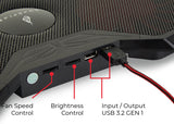 SureFire Bora køling til laptop 43,2 cm (17") 1200 rpm Sort