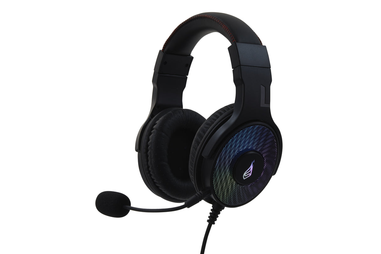 SureFire Harrier 360 Headset Ledningsført Spil USB Type-A Kulfiber