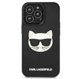 Karl Lagerfeld KLHCP13LCH3DBK 13 Pro / 13 6,1" sort/sort hardcase 3D Gummi Choupette