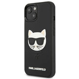 Karl Lagerfeld KLHCP13SCH3DBK 13 mini 5,4" sort/sort hårdkasse 3D Gummi Choupette