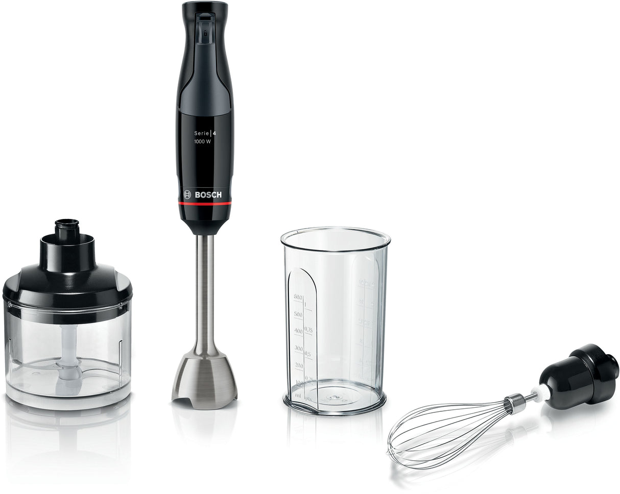 Bosch Serie 4 MSM4B621 blender 0,6 L Nedsænkning blender 1000 W Anthracit, Transparent