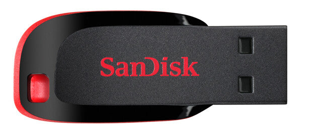 SanDisk Cruzer Blade USB-nøgle 16 GB USB Type-A 2.0 Sort, Rød
