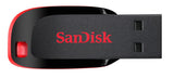 SanDisk Cruzer Blade USB-nøgle 16 GB USB Type-A 2.0 Sort, Rød