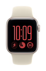 Apple Watch SE 3 GPS 40mm Starlight Aluminium Case with Sand Sport Band - S/M
