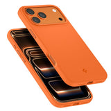 Spigen Silicone Fit Mag Magsafe Iphone 17 Pro Max Cosmic Orange