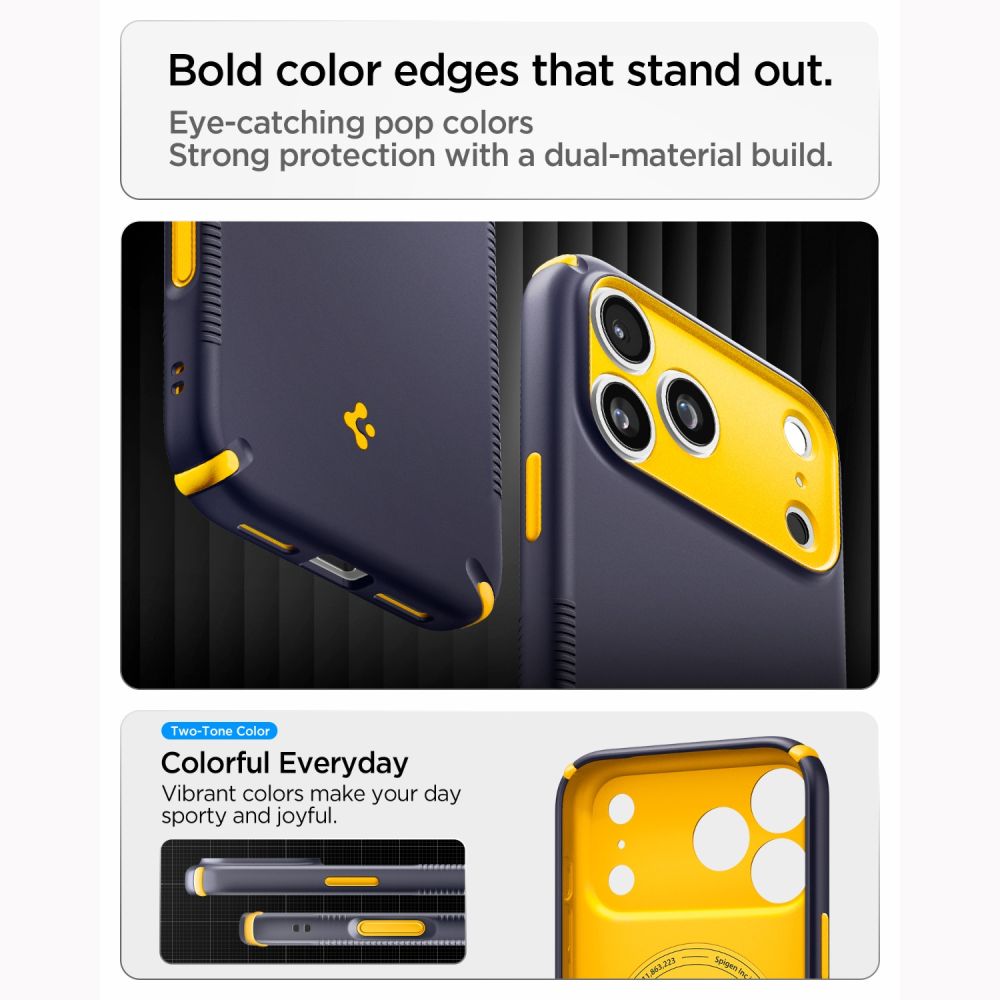 Spigen Nano Pop Hybrid Magsafe Iphone 17 Pro / 18 Pro Blåbær Marineblå
