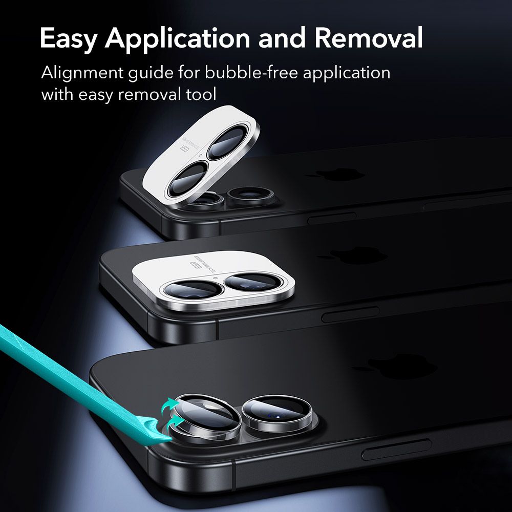 Kamera Beskyttelse Na Aparat Esr Armorite Camera Protector Iphone 16 / 16 Plus / 17 Clear
