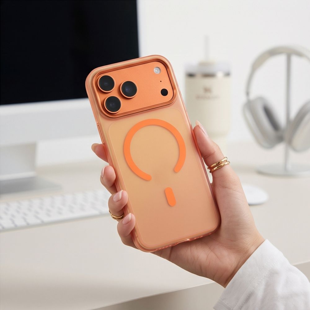 Tech Protect Magzero Magsafe Iphone 17 Pro Max / 18 Pro Max Matte Cosmic Orange