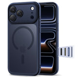 Tech Protect Magpeak Magsafe Cc Iphone 17 Pro Max Mat Dyb Blå