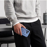 Tech Protect Basicmag Magsafe Iphone 17 Pro / 18 Pro Mat Lysblå