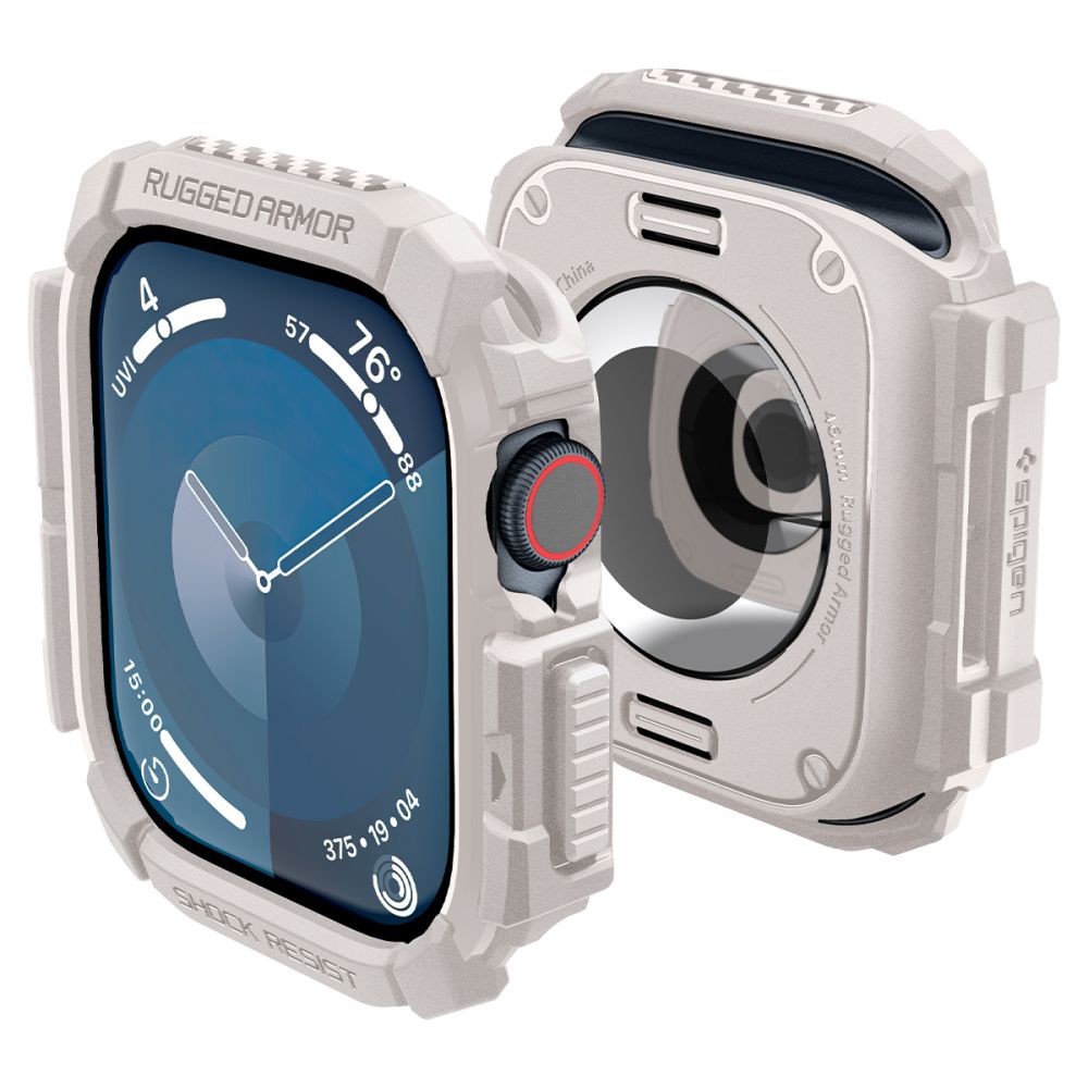 Spigen Rugged Armor Apple Watch 10/11 (46 Mm) Dune Beige