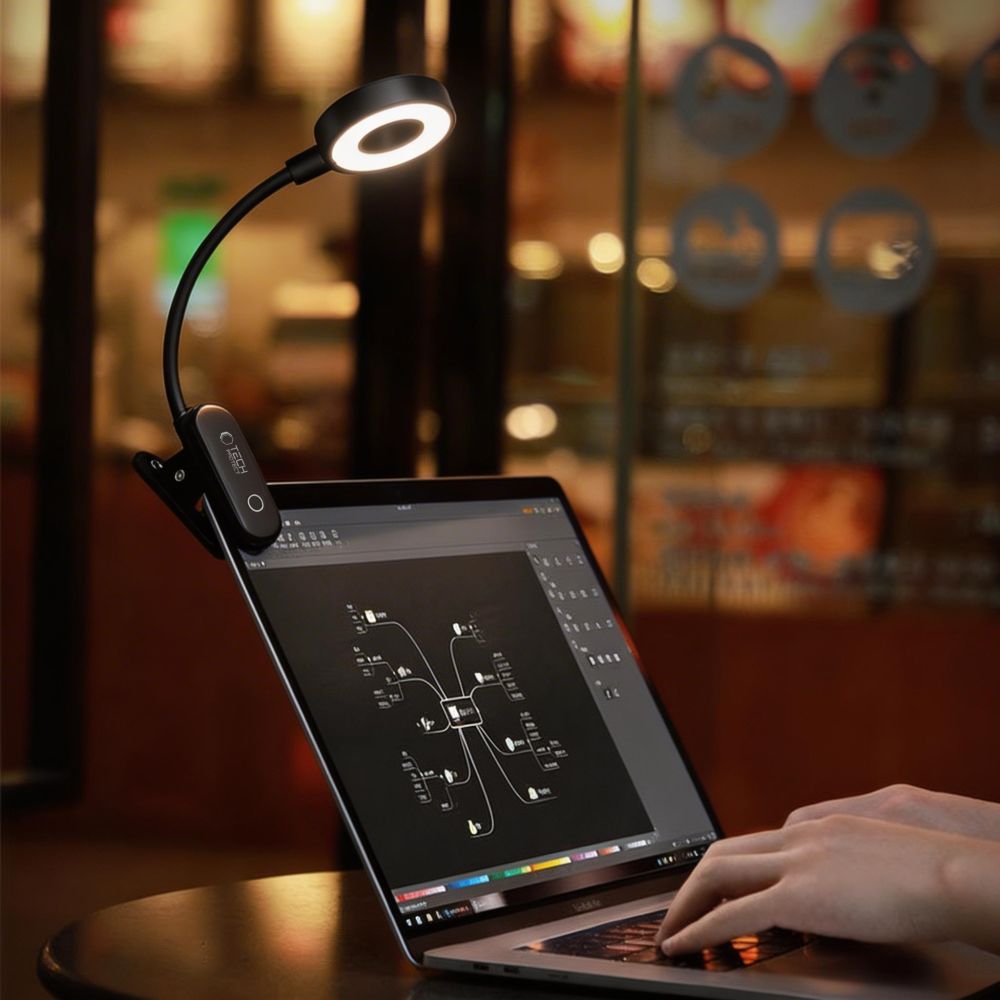 Tech Protect Ll100 Clip Læselys Sort