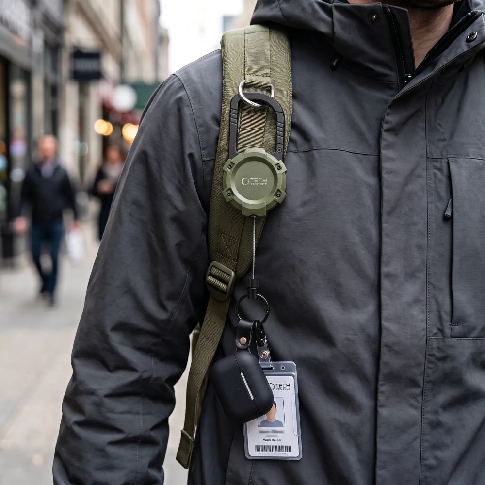 Tech Protect Ath03 Urbanloop Tyverisikker Holder Militærgrøn