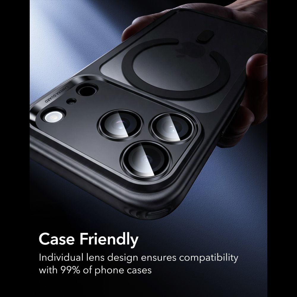 Kamera Beskyttelse Na Aparat Esr Armorite Camera Protector Iphone 18 Pro / 18 Pro Max Sort