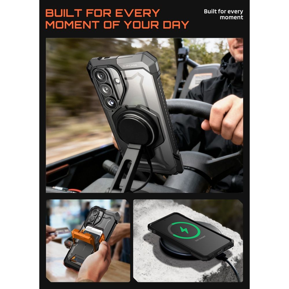 Supcase Ub Grip Mag Magsafe Galaxy S26 Sort
