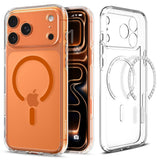Spigen Ultra Hybrid Magsafe Iphone 17 Pro Max Klar/Orange