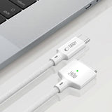Tech Protect Mmc01 Ultraboost Magnetisk Macbook Kabel Usb C Til Magsafe 3 140 W 200 Cm Hvid