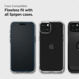 Hærdet Glas Spigen Alm Glass Fc 2 Pack Iphone 15 Sort