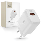Tech Protect C20 W 2 Port Netværksopladder Pd 20 W / Qc3.0 Hvid