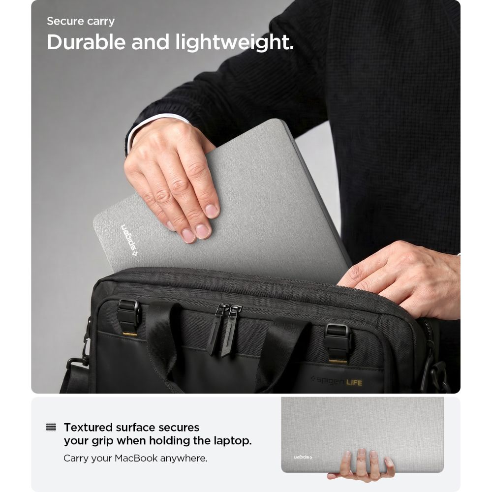 Spigen Urban Fit Macbook Pro 14 M1 M5 / M5 Pro / M5 Pro Max 2021 2026 Lynggrå