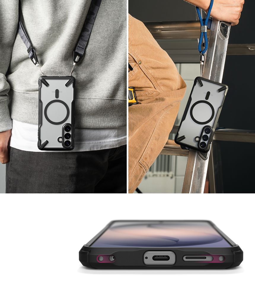Ringke Fusion X Magnetic Magsafe Galaxy S26+ Plus Sort