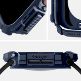 Spigen Rugged Armor Apple Watch 10/11 (46 Mm) Marineblå