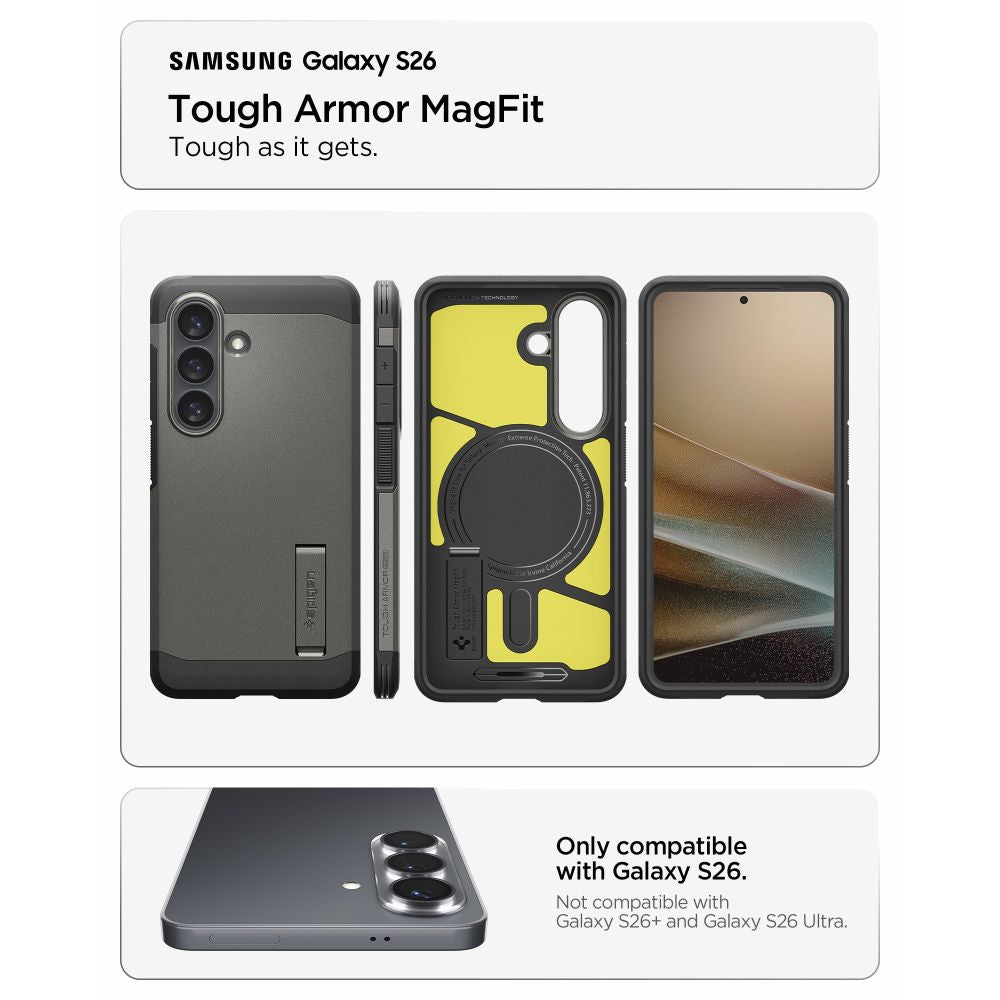 Spigen Tough Armor Magasafe Galaxy S26 Gunmetal