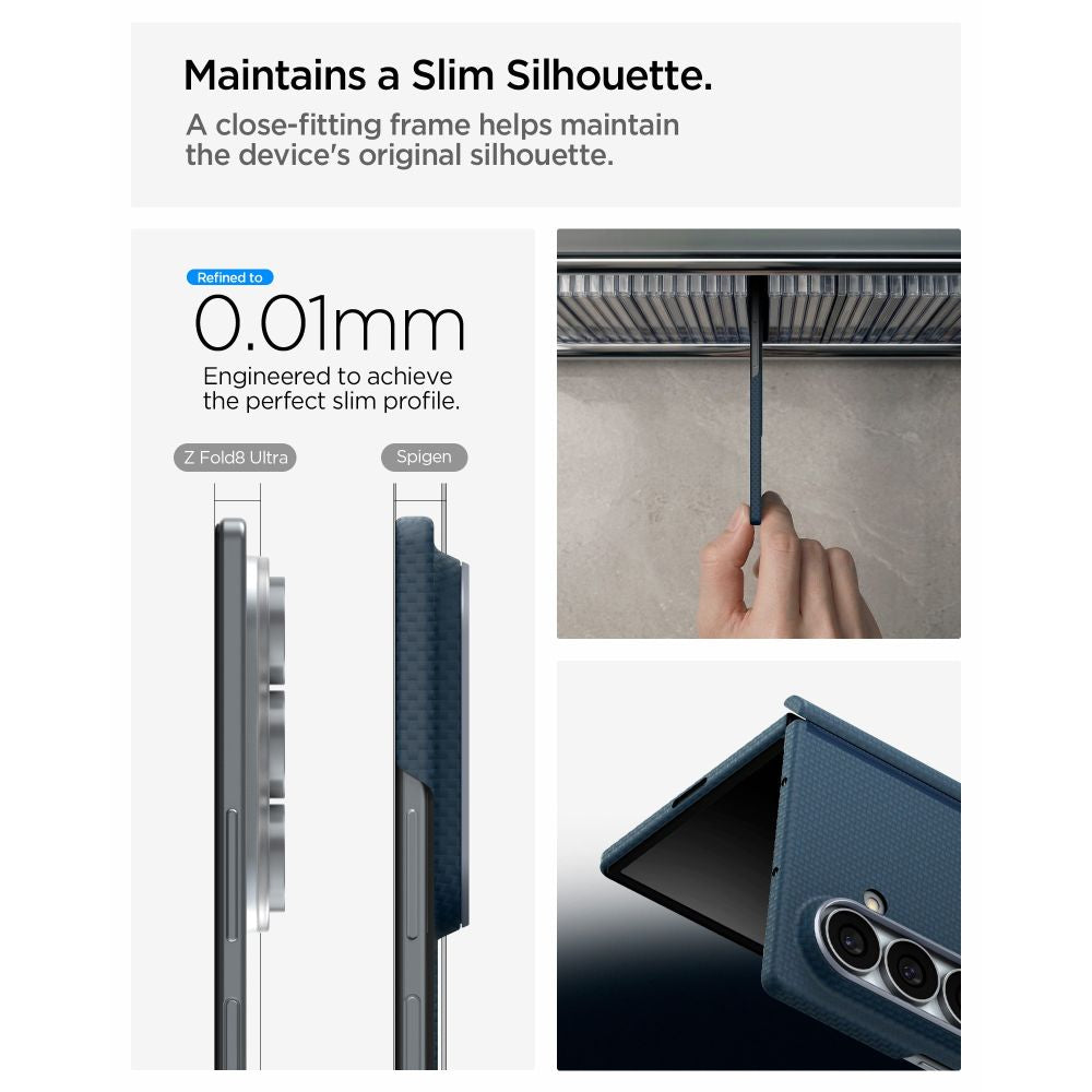 Spigen Airskin Aramid Magsafe Galaxy Z Fold 8 Ultra Navy
