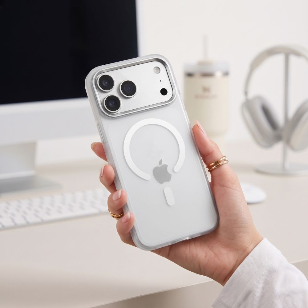 Tech Protect Magzero Magsafe Iphone 17 Pro / 18 Pro Mat Hvid