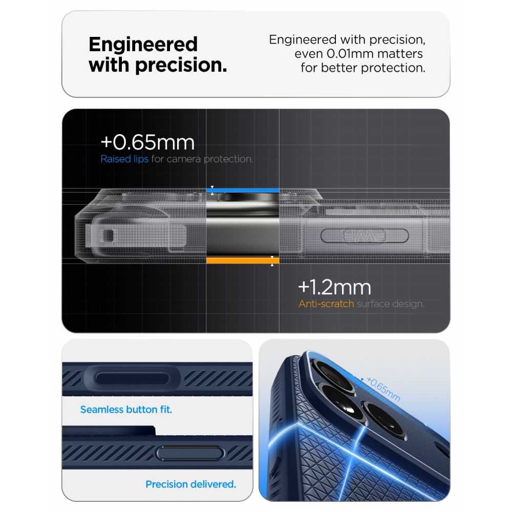 Spigen Liquid Air Iphone 17 Pro / 18 Pro Marineblå