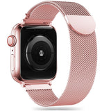 Tech Protect Milaneseband Til Apple Watch 8 / 9 / 10 / 11 / 12 / Se (40 / 41 / 42 Mm) Roséguld