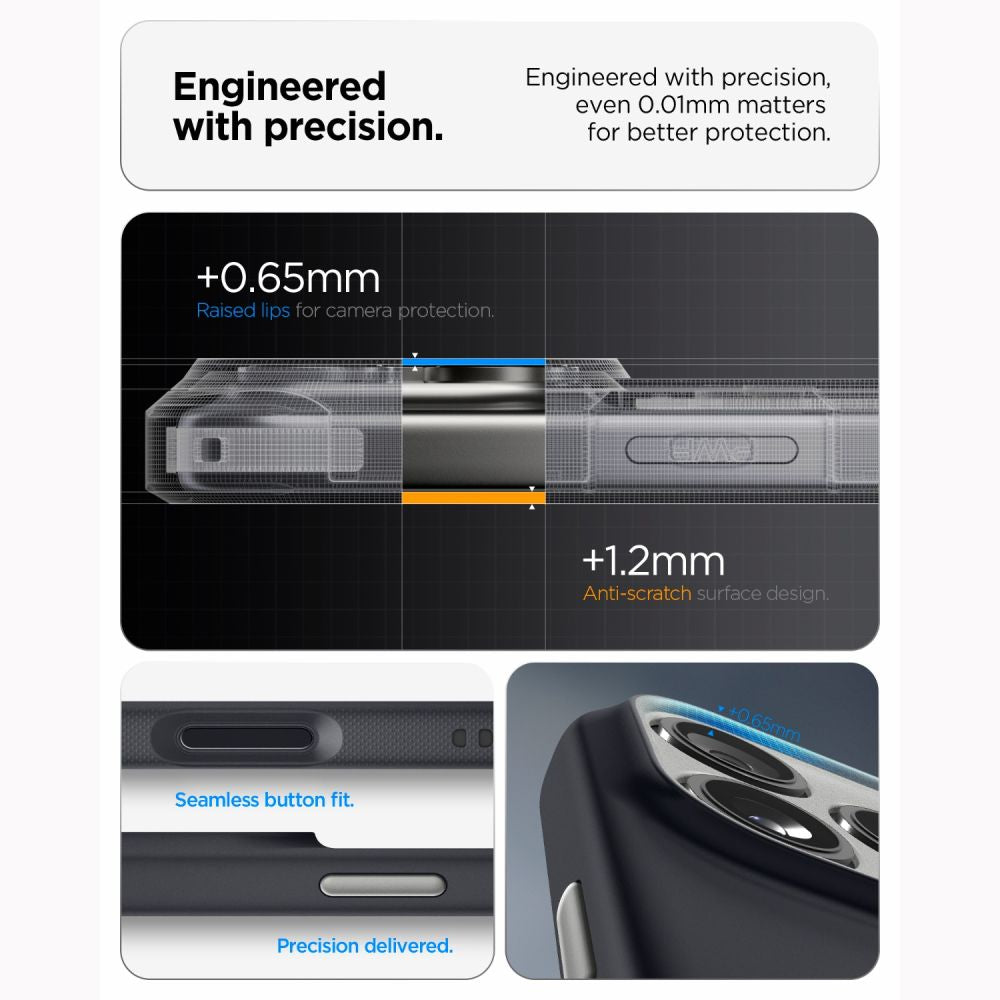 Spigen Nano Pop Magsafe Iphone 17 Pro / 18 Pro Sort Sesam