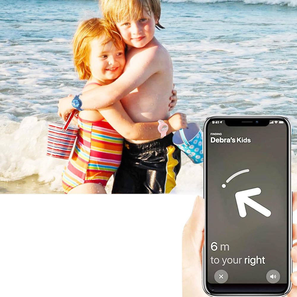 Tech Protect Smooth For Kids 2 Pak Apple Airtag 1/2 Farverig