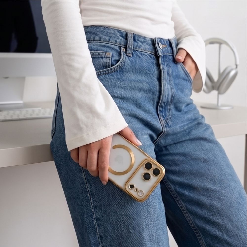 Tech Protect Magflex Magsafe Iphone 17 Pro / 18 Pro Shiny Gold