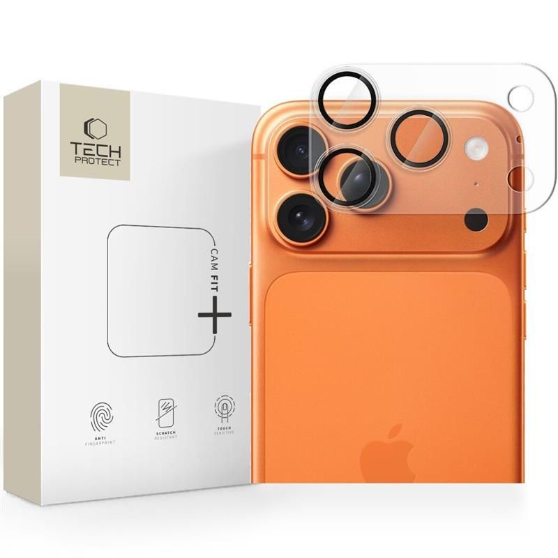 Kamera Beskyttelse Tech Protect Camfull Fit+ Iphone 17 Pro Max Mat Clear