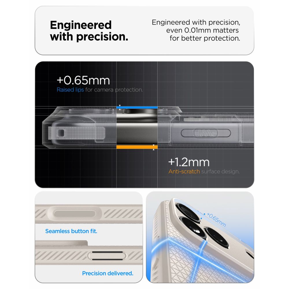 Spigen Liquid Air Iphone 17 Pro Max / 18 Pro Max Naturlig Titanium