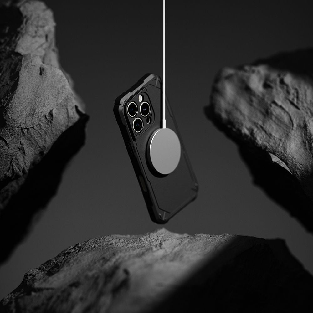 Ringke Rugged Gear Magnetisk Magsafe Iphone 16 Pro Sort