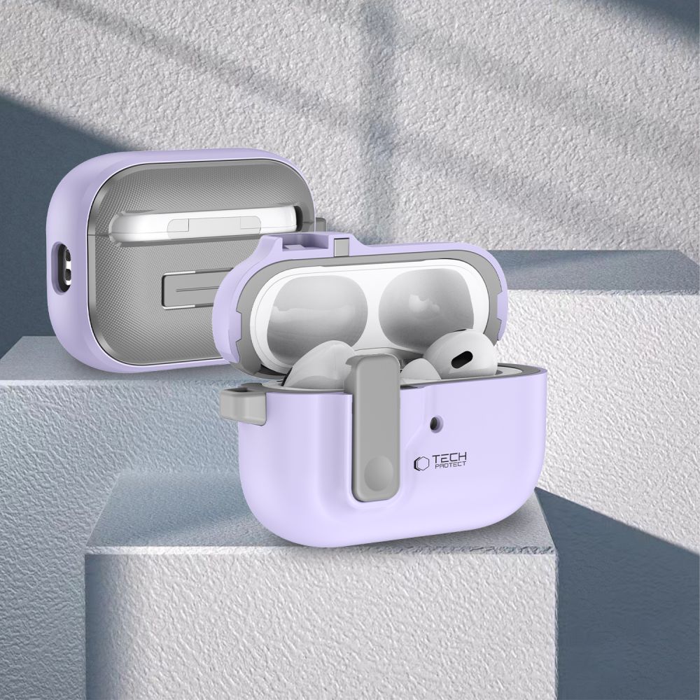 Tech Protect Slim Hook Apple Airpods Pro 1/2 Lavendel