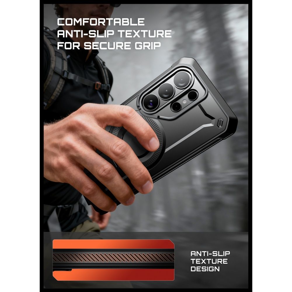 Supcase Unicorn Beetle Pro Mag Magsafe 2 Sæt Galaxy S26 Ultra Sort