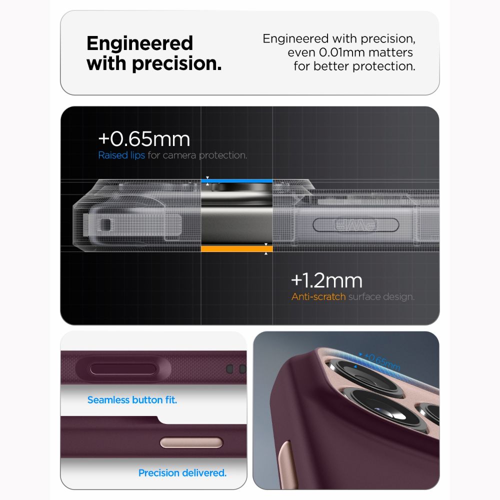Spigen Nano Pop Magsafe Iphone 17 Pro Max / 18 Pro Max Burgundy Bean