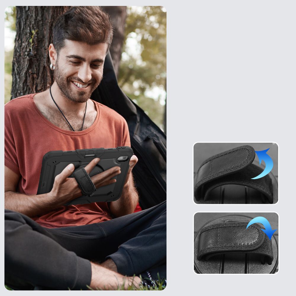 Tech Protect Solid 2 Sæt Ipad Air 11” 6 / 7 / 8 / 2024 2026 Sort