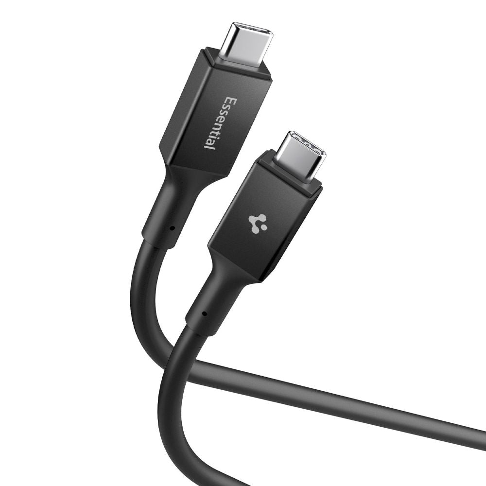 Spigen Eb24012 Cc Essential Usb C Kabel 240 W 120 Cm Sort