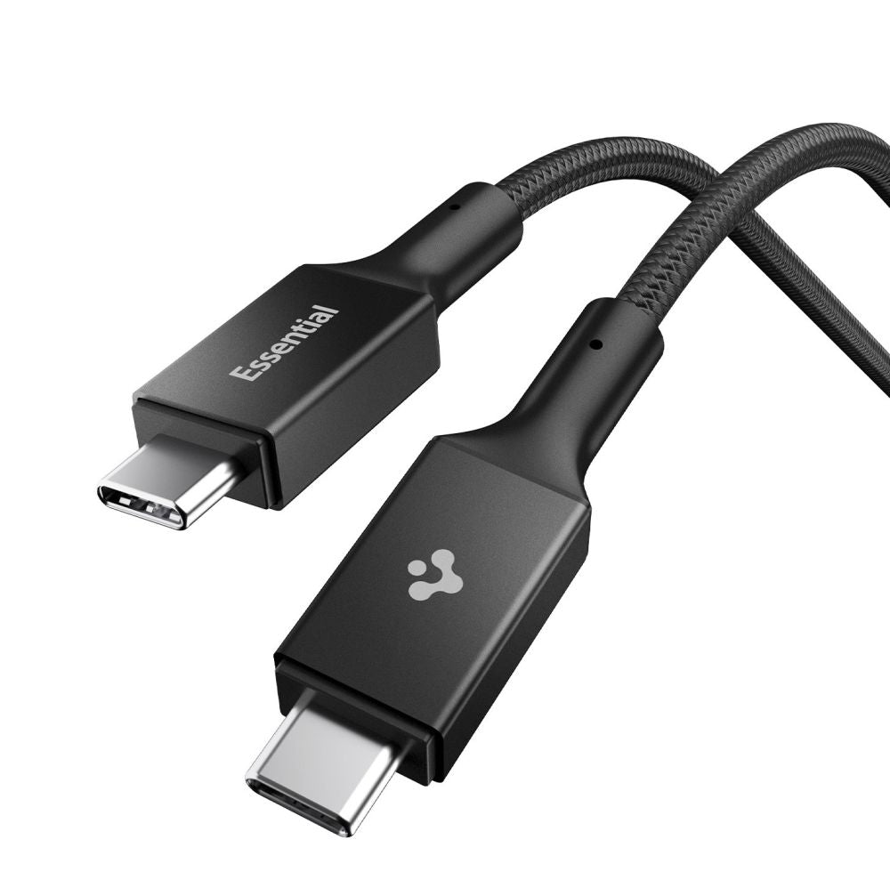 Spigen Eb10015 Cc Essential Usb C Kabel 100 W 150 Cm Sort