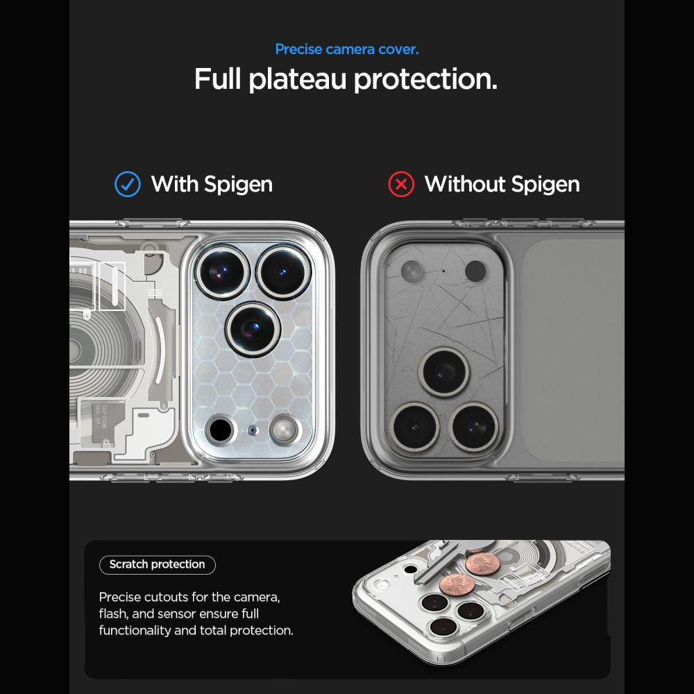 Spigen Ultra Hybrid Magsafe Iphone 17 Pro / 18 Pro Zero One Naturligt Titanium