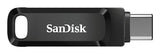 SanDisk Ultra Dual Drive Go USB-nøgle 256 GB USB Type-A / USB Type-C 3.2 Gen 1 (3.1 Gen 1) Sort