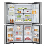 LG GML960PYFE side-by-side køle-fryseskab Fritstående 637 L Sølv