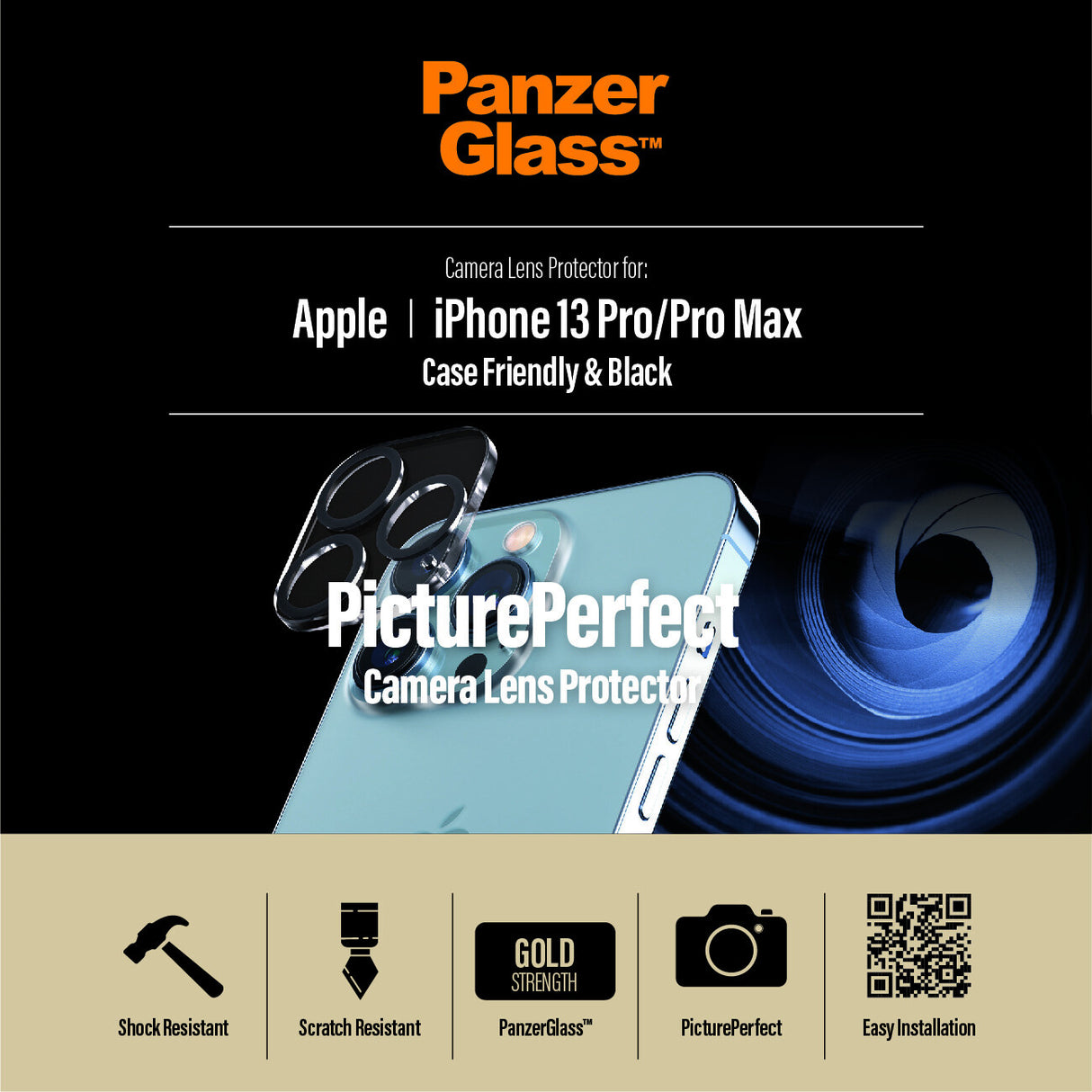 PanzerGlass ® PicturePerfect Kameralinsebeskytter iPhone 13 Pro | 13 Pro Max